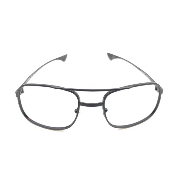 ArtCraft Matte Black Square Aviator Eyeglasses Frames 55-18 140 USA Men Women - Picture 2 of 12